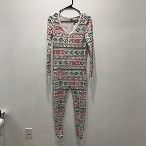 Pink Christmas Onesie